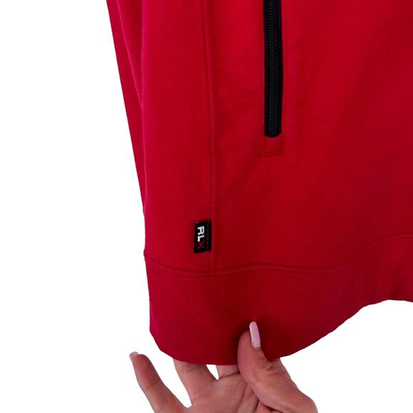 Vintage RLX Polo Sport Red Full Zip Sweatshirt Sz L - Picture 4 of 7